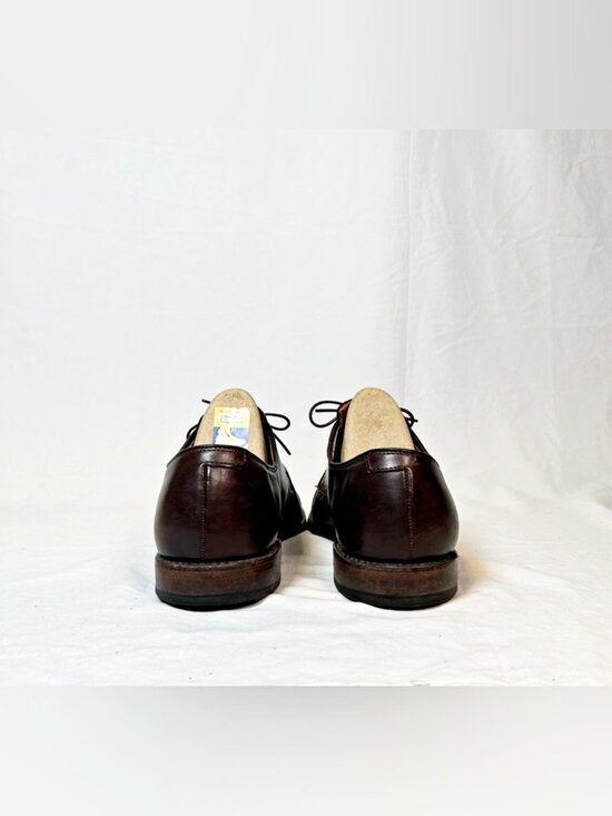 Allen Edmonds Brown Leather Cap Toe Derby Dress Shoes~10~ main image 6